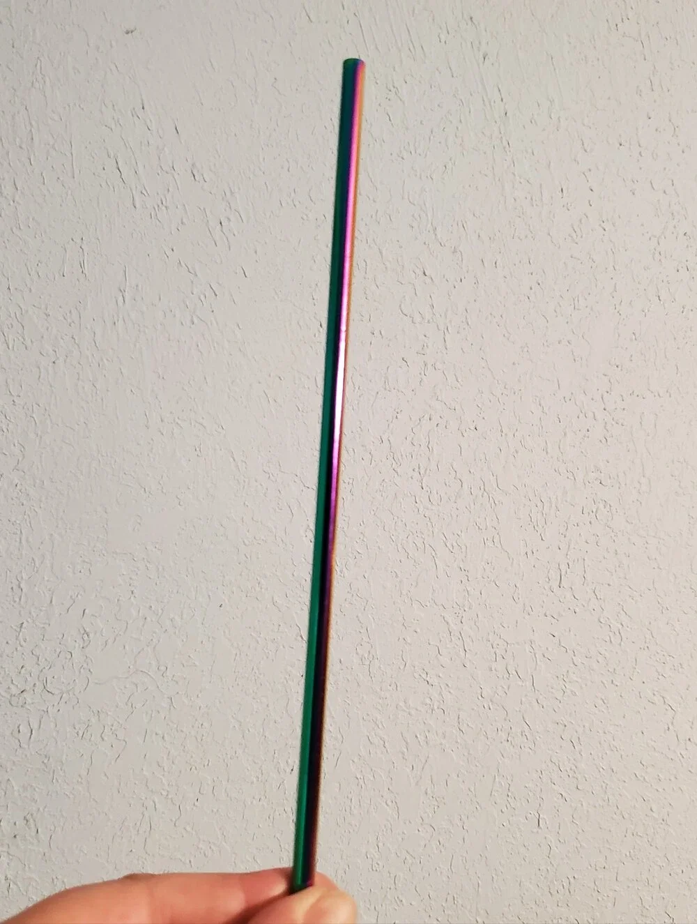 Two‎ Steel Multi Color Straws Cleaning Brush Velvet Carrying Pouch NWOT